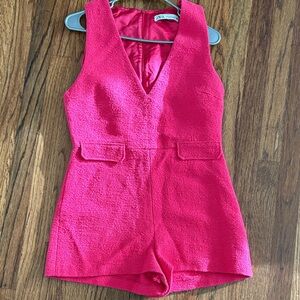 Zara Vibrant Pink Romper
